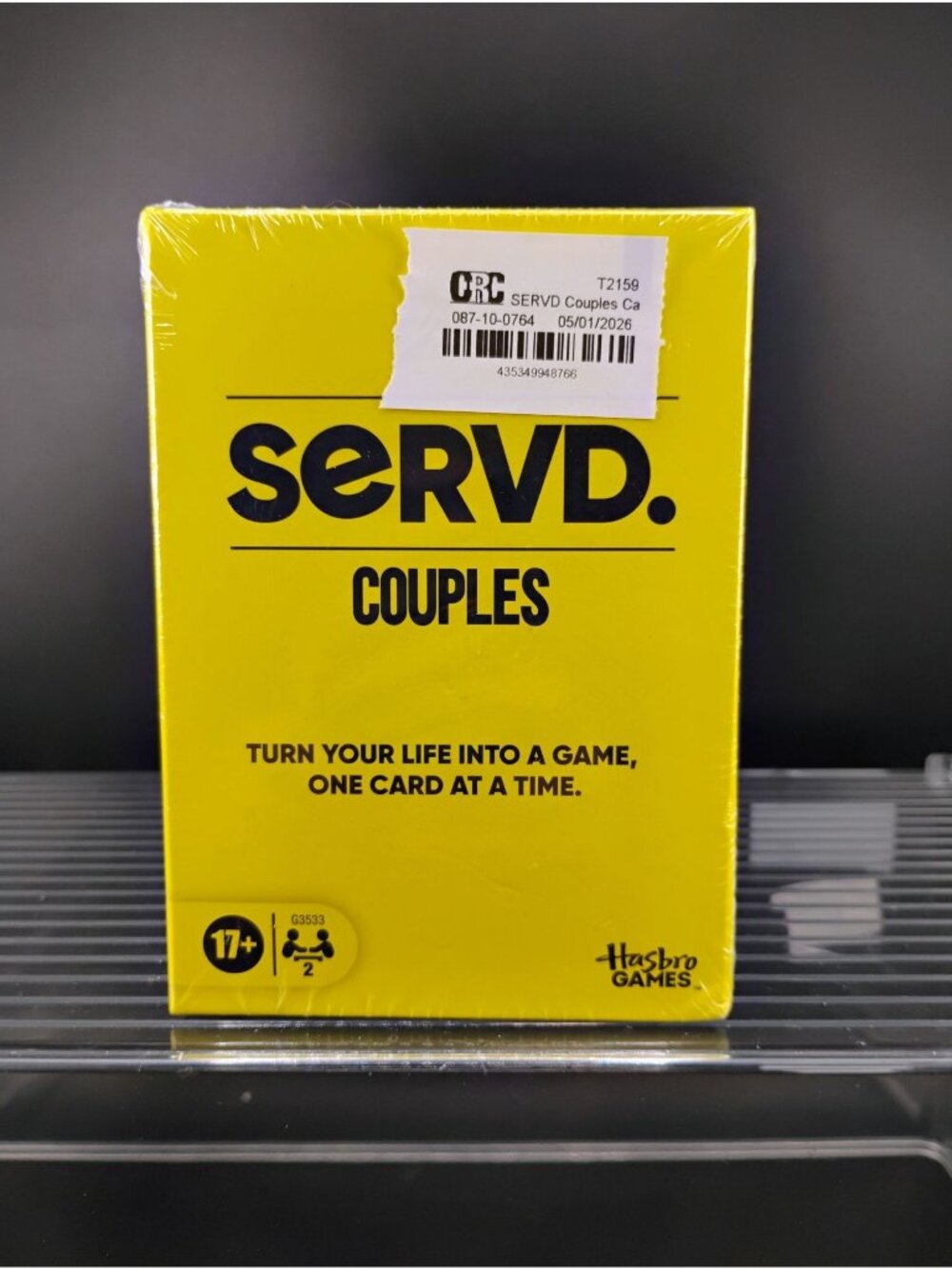 Servd Couples Card Game By Hasbro Ages 17+ Fun & Cheeky